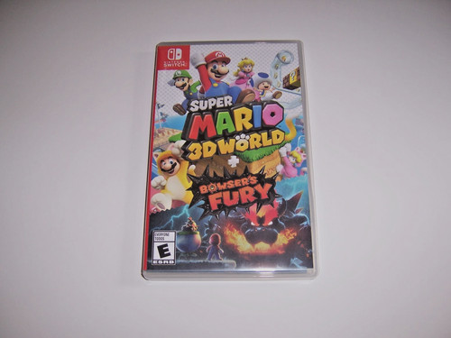 Replacement Case ONLY Super Mario 3d World Bowsers Fury Switch Box UAE Version