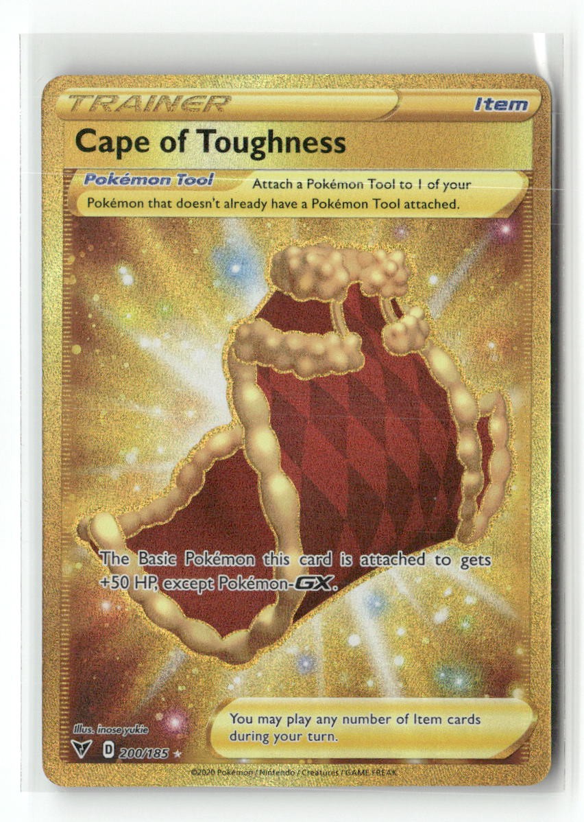 Cape of Toughness 200/185 Secret Rare Vivid Voltage Pokemon Holo Near Mint