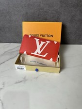 Louis Vuitton Women's Monogram Zippy Wallet Red And Pink