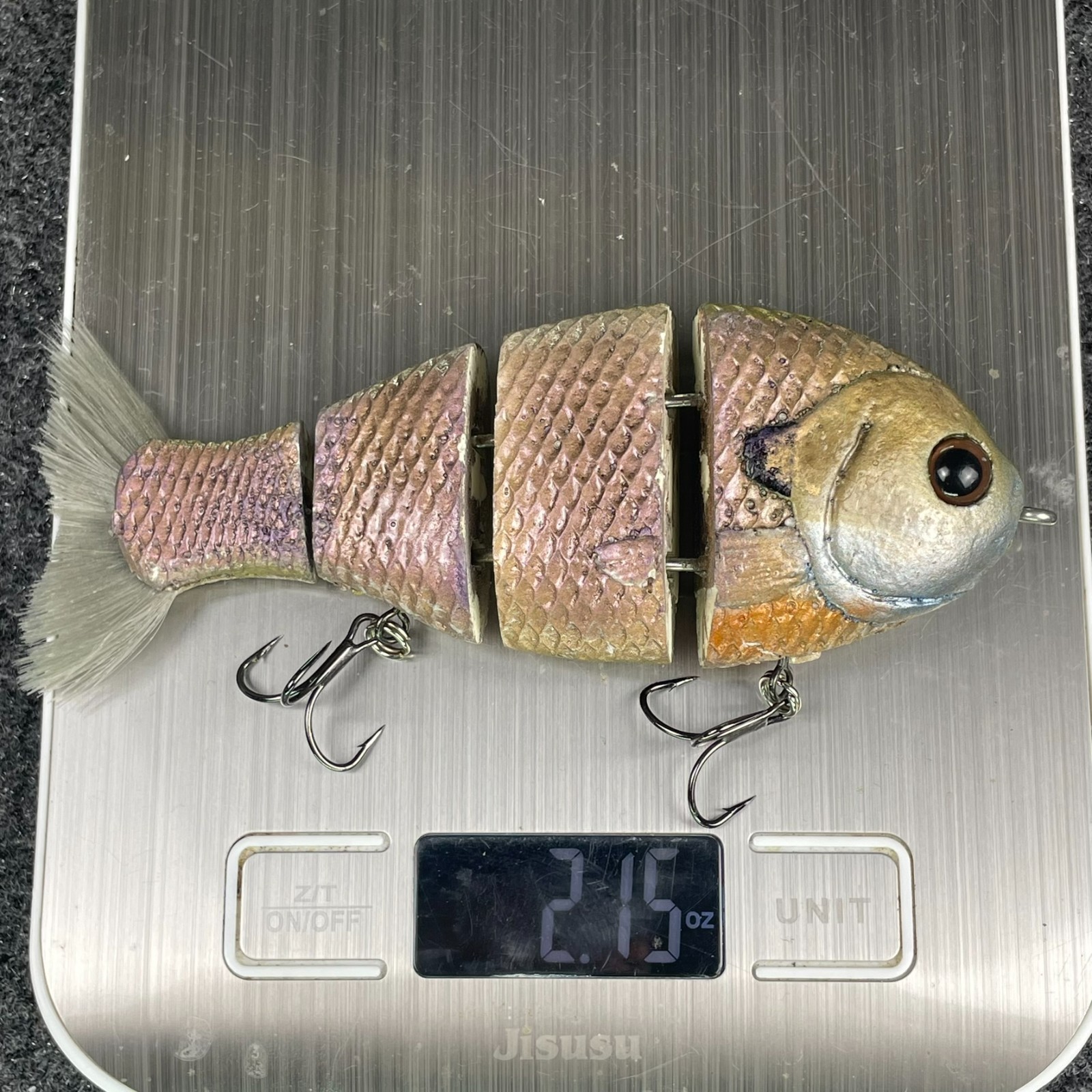 Mike Bucca Bull Gill Slow Sink Swimbait 5" 2.25oz - Blue Gill - Image 6