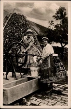 RPPC Women Sarkoz Hungary vintage postcard q692
