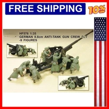 1/35 Scale Resin Soldier Model Kit modeling  Scene 8.8cm Anti Tank Gun Group ...