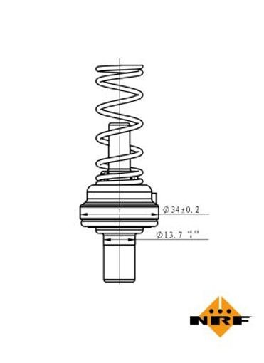 Nrf Thermostat Vw Passat Touran 1,4 - Bild 5