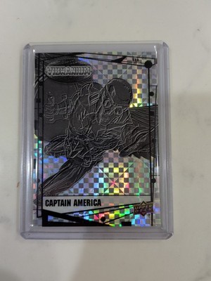 2015 Upper Deck Marvel Vibranium Bar Parallel Captain America 1/5