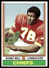 Bobby Bell 1974 Topps #59 Kansas City Chiefs EX