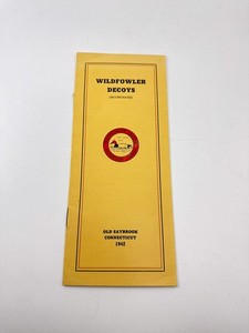 Wildfowler Decoys 1942 Old Saybrook CT Connecticut Advertising Brochure B3
