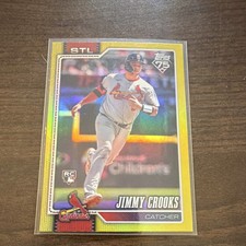 Topps 2026 Series 1 Rookie Serial Numbered Jimmy Crooks III #73 Cardinals
