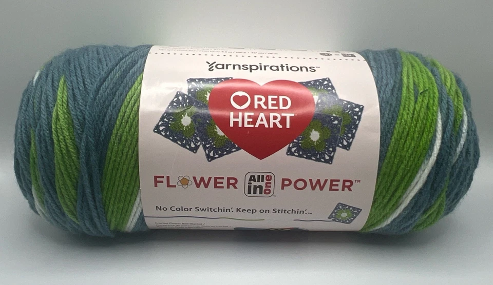 LOT of 3 - Red Heart Yarn All In One Flower Power COME ON CLOVER - Image 2 of 4