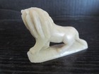 Vintage Chinese Stone Carving Monkeys Forming a Pyramid & Lion — photo 8