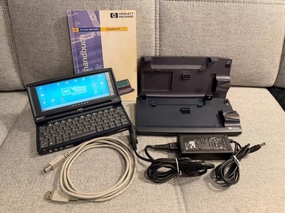 Hewlett Packard HP Journada 720 Vintage PDA Mini PC mit Windows CE + 2x Dock