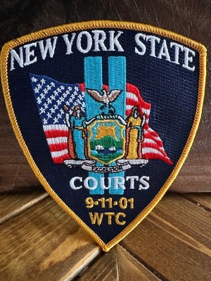 New York State Courts 9/11/2001 WTC tribute Patch *Rare and VERY ...
