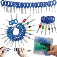 47PCS Depinning Tool Kit Electrical Connector Pin Removal Set for Car Motorcycle