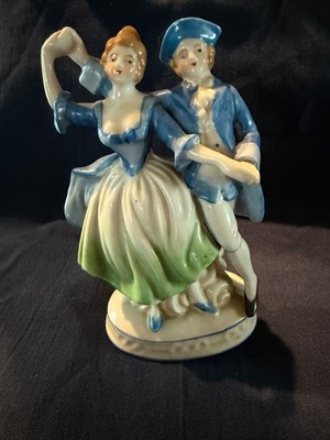 Vintage Figure (A Dancing Victorian Courting Couple)