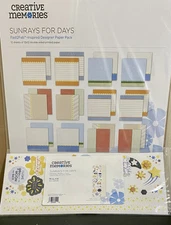 Creative Memories SUNRAYS FOR DAYS Bundle Fast2Fab Paper, 3-D Glitter Stickers