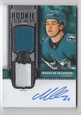 2024-25 Upper Deck The Cup Autographed Rookie Gear Macklin Celebrini Auto 08/24