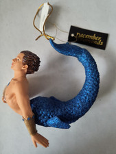 December Diamonds Ocean Merman Ornament 2006 Rare Retired 55-90210