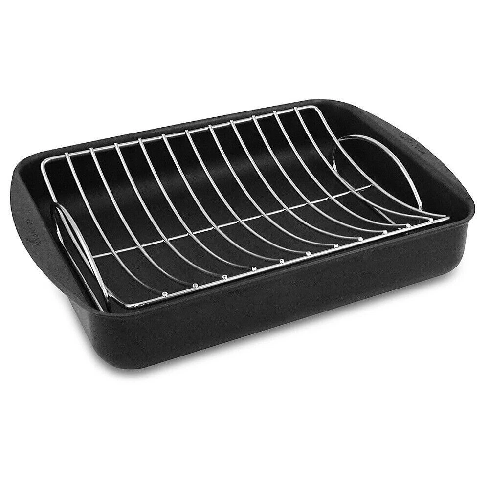 Scanpan Classic 7.75L Roasting Pan 44cm x 32cm + Rack
Opens in a new window or tab