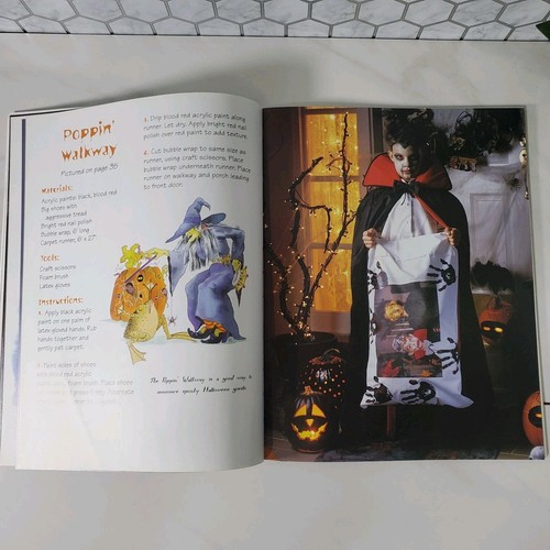 Vintage 90er Halloween Bastelmuster Deko Magazin Buch Posten Einfachheit - Bild 16 von 24