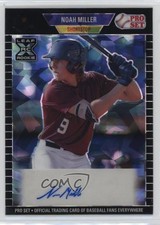 2021 Leaf Pro Set Metal 1989 Ebony Crystals 3/7 Noah Miller #PA-NM2 Auto 0zu6