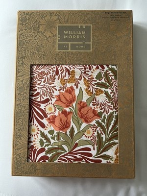 M&S William Morris at HOME Einzel-Bettwäscheset Bower terrakotta 70 £ geblümt