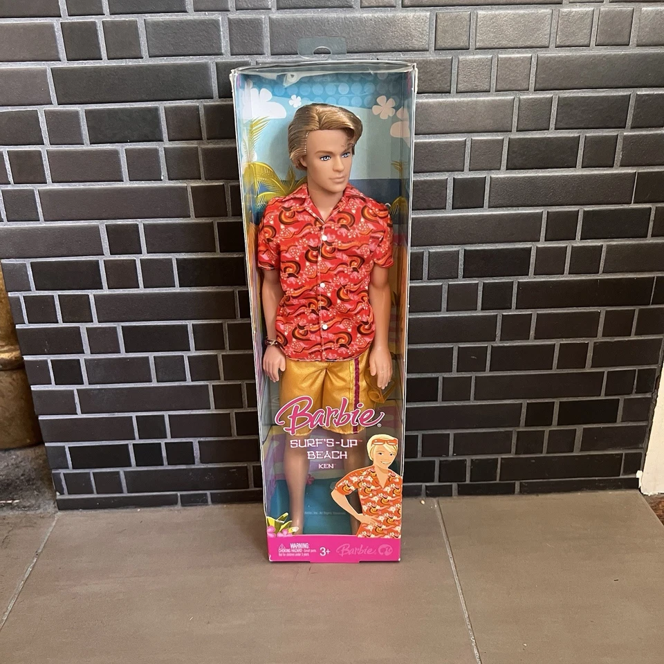 Кукла Barbie Surf's Up Beach Ken 2008 Mattel #M3271 новая в коробке - Изображение 2 из 4