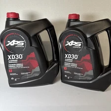 New Lot 2 Evinrude Johnson Marine XD30 2-Stroke Outboard Prem Oil 1 Gal FreeS&H