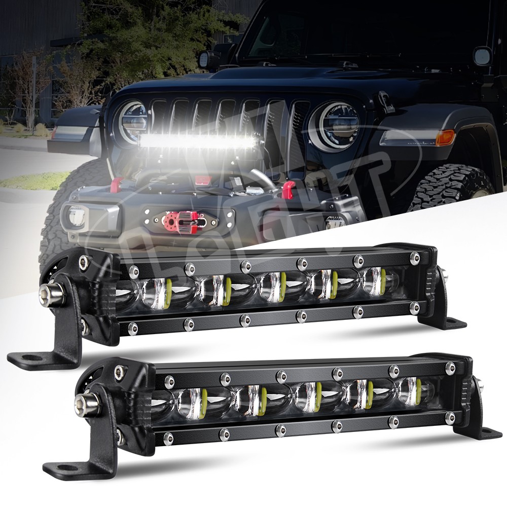 2X 12V LED Work Light Bar Flood Spot Lights Driving Lamp Offroad Car Truck SUV