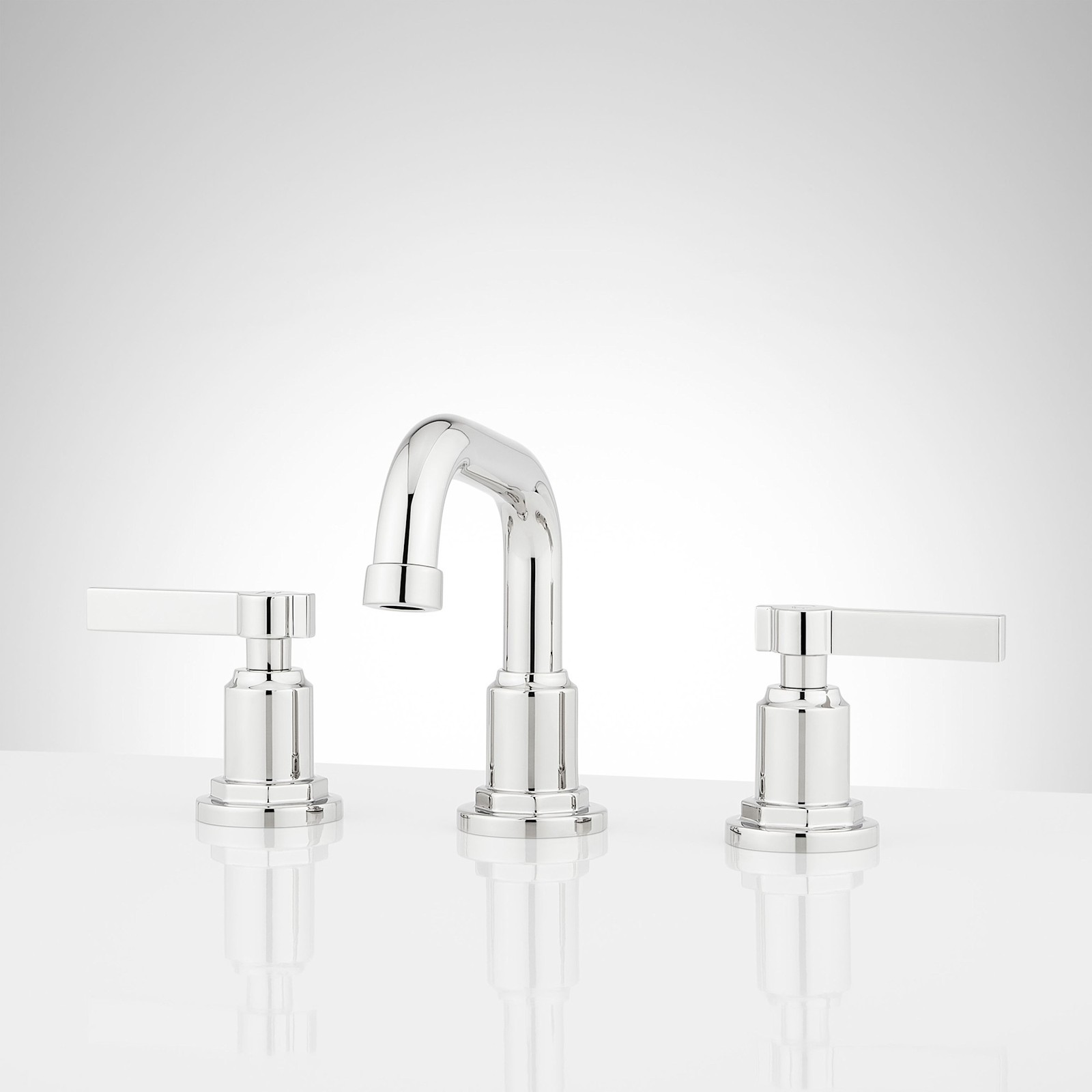 Signature Hardware Greyfield 12 GPM Widespread Bathroom Faucet Chrome Double 35490₽