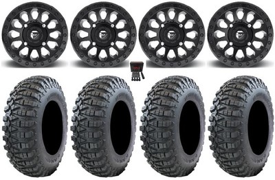 Fuel Vector 14'' Wheels Black 32'' Terra Master Tires Can-Am Maverick X3
