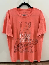 Kendrick Lamar Top Dawg Damn Tour Los Angelos 2017 Tee Shirt Pink Orange SIZE L