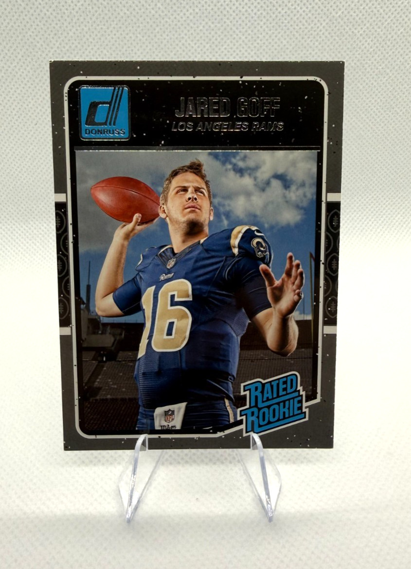 2016 Donruss - Rated Rookies Jared Goff #372 (RC) Detroit Lions (RAMS)