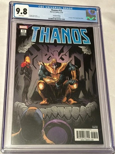 Thanos #13 CGC Graded 9.8 Cosmic Ghost Rider 1st Appearance 2nd Printing 2018