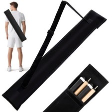 Sosation Black Pool Cue Case 2 x 2, Stick for 32 x 5 inches,