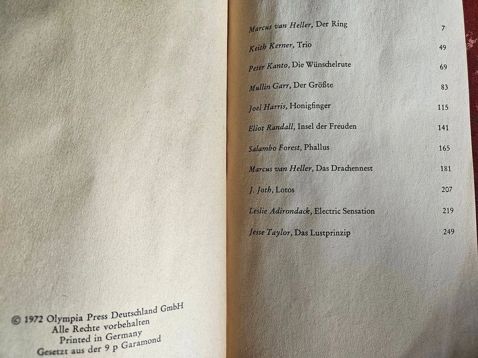 Das Beste aus Olympia Press II + III - 1972 - Erotische Literatur - Rarität - Bild 3 von 4