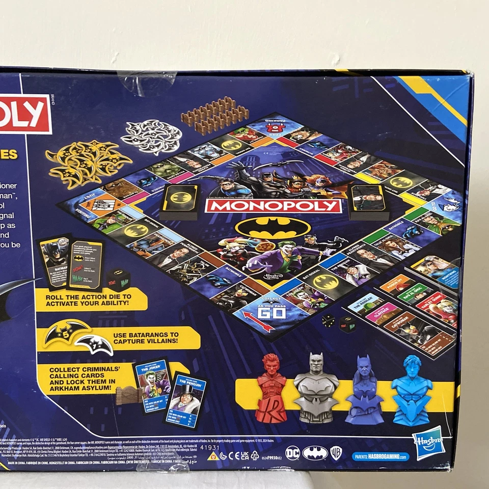 Hasbro Gaming DC Batman Monopoly - new - Image 3 of 4