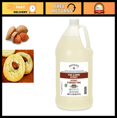 Pure Almond Extract 128 oz - Natural Flavoring for Baking & Cooking, 1 Count