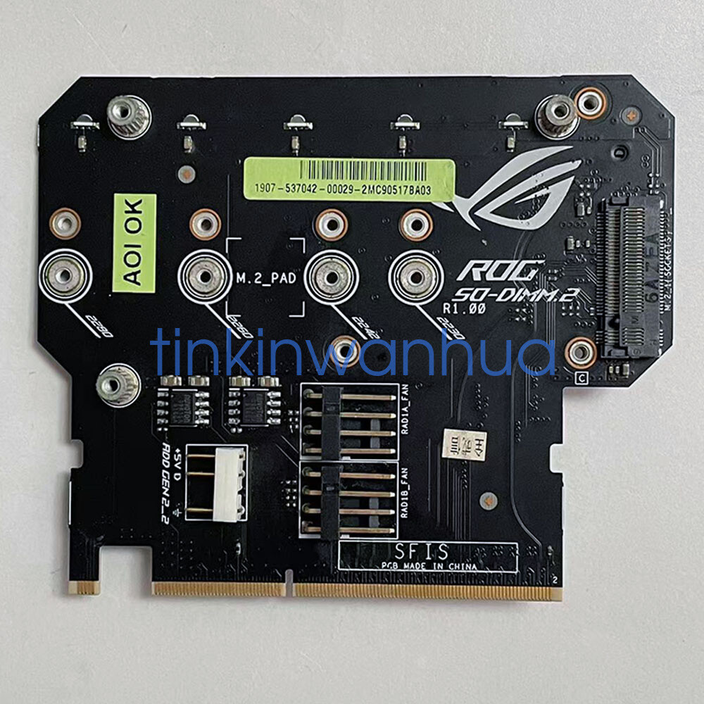 For ASUS CROSSHAIR VIII IMPACT S0-DIMM.2 C8I M.2 Expansion Card No