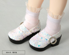 1/4 BJD Doll Mary Jane Style Shoes Glitter Sequin Doll Shoes