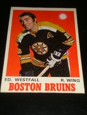 ED WESTFALL 1970, O-PEE-CHEE, #139, BOSTON BRUINS, Hockey Card, RARE