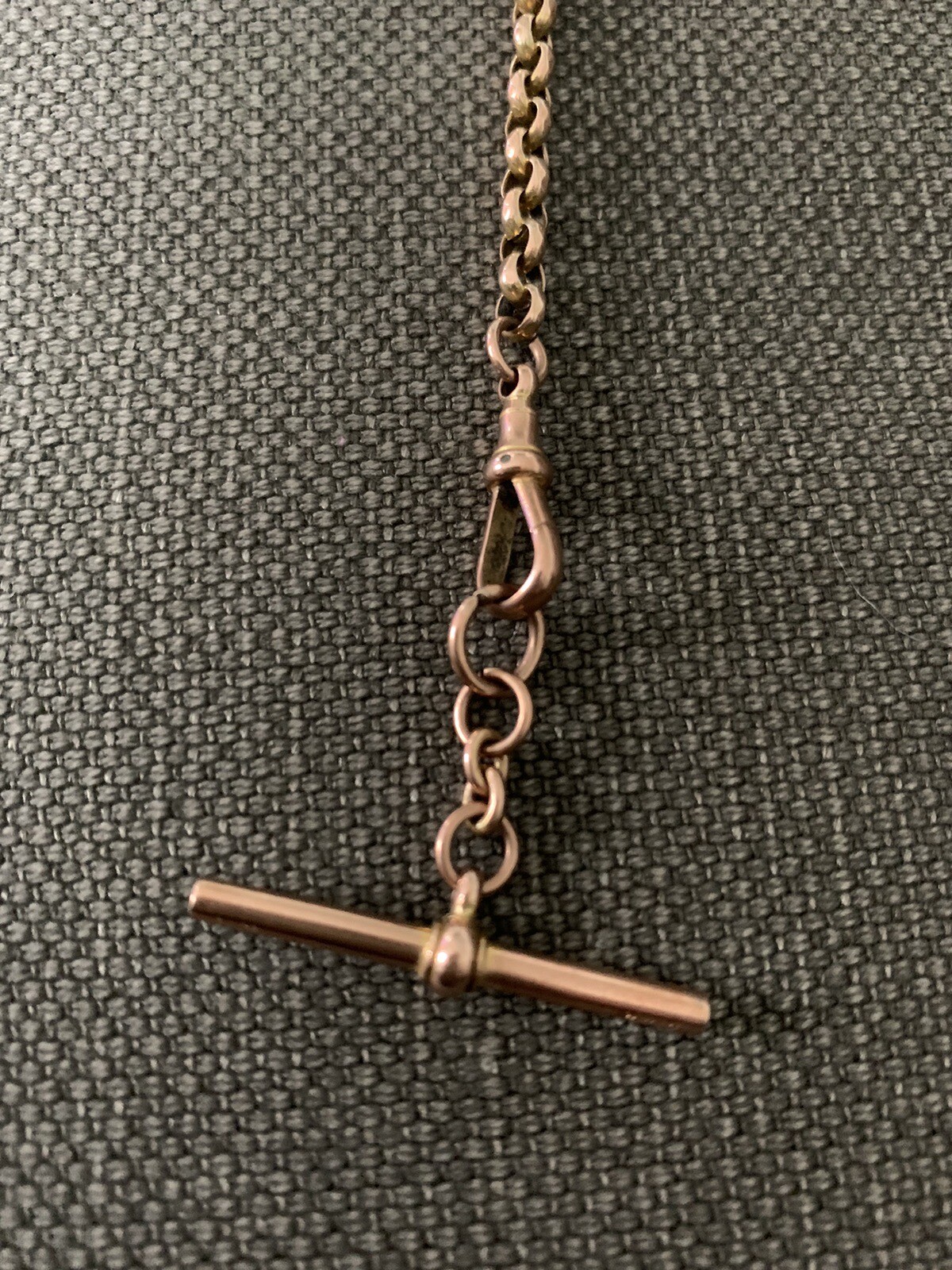 Old Hallmarked gold pocket watch chain eBay