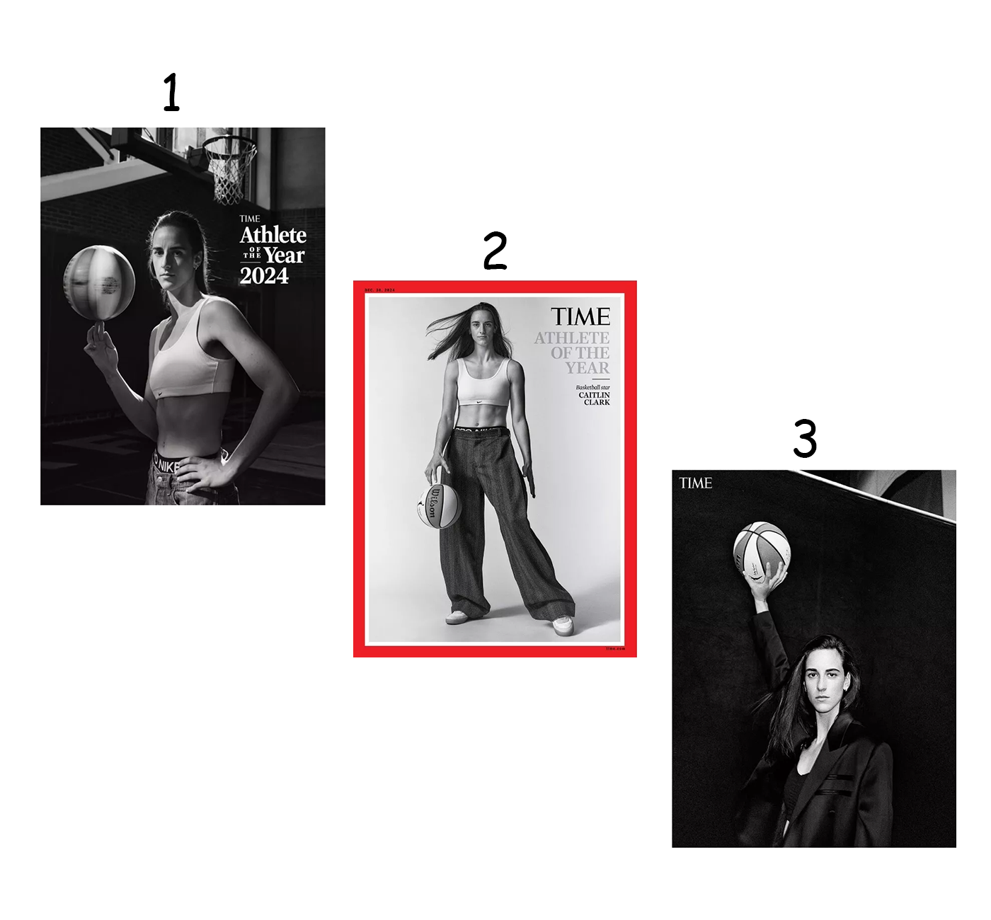 Caitlin Clark Named Time's 2024 Athlete of the Year Poster, Poster Gift Fans