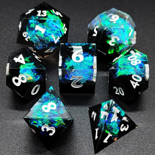 7pcs Polyhedral Dice Sets For Role Playing Party Game RPG - Picture 25 of 32