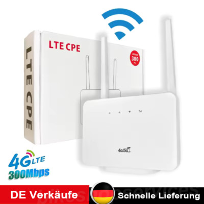300Mbps 4G/5G WiFi Cat4 Simkarte Router Wasserdicht LTE WLAN Outdoor CPE