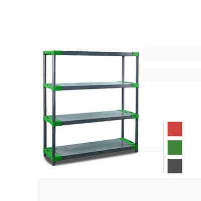 Plastikregal*138x110x46 Steckregal Werkstattregal 4 Fachböden 120-160kg je Boden