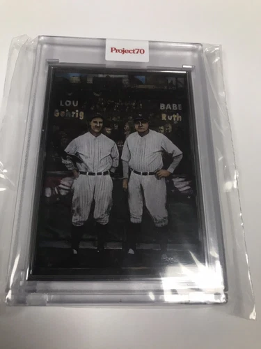Topps Project 70 P70 Artist Proof Babe Ruth Lou Gehrig Andrew Thiele #462 31/51
