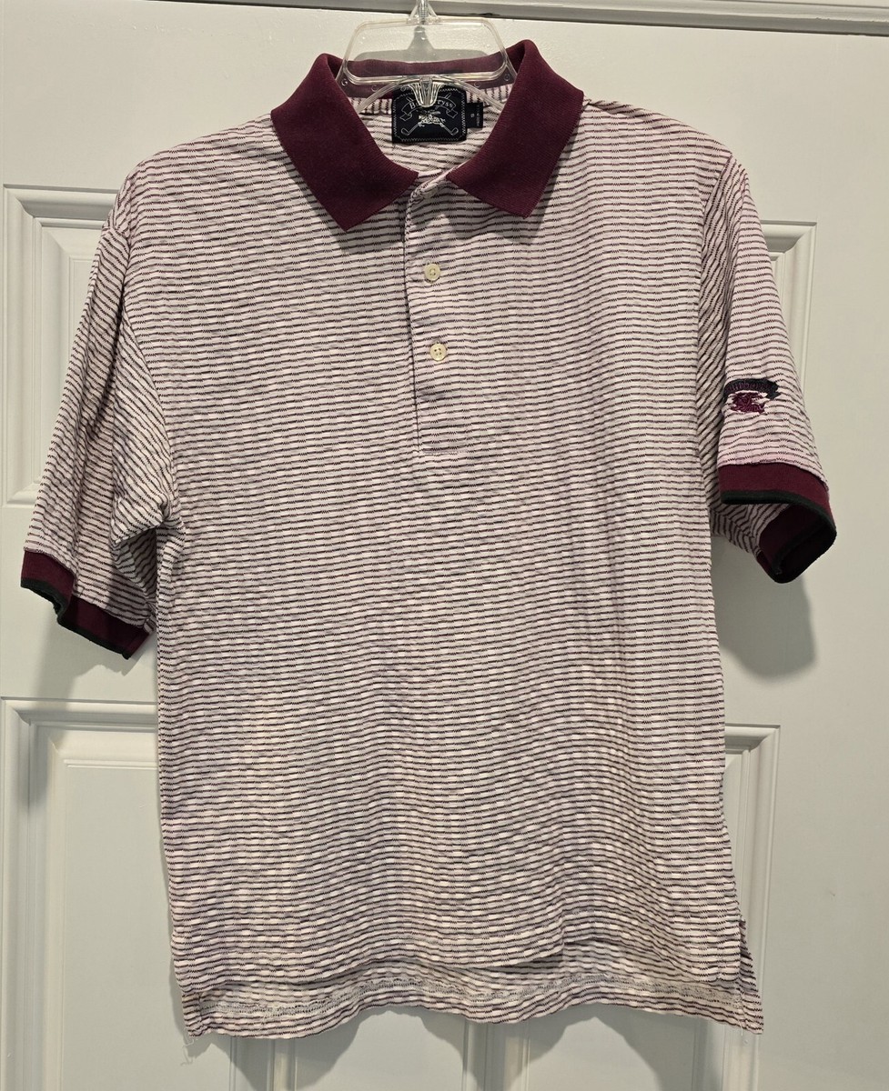トップス Burberry 90s Check Polo Shirt BURBERRYS Polo Shirt M White CHECKED Switch Cotton One Point