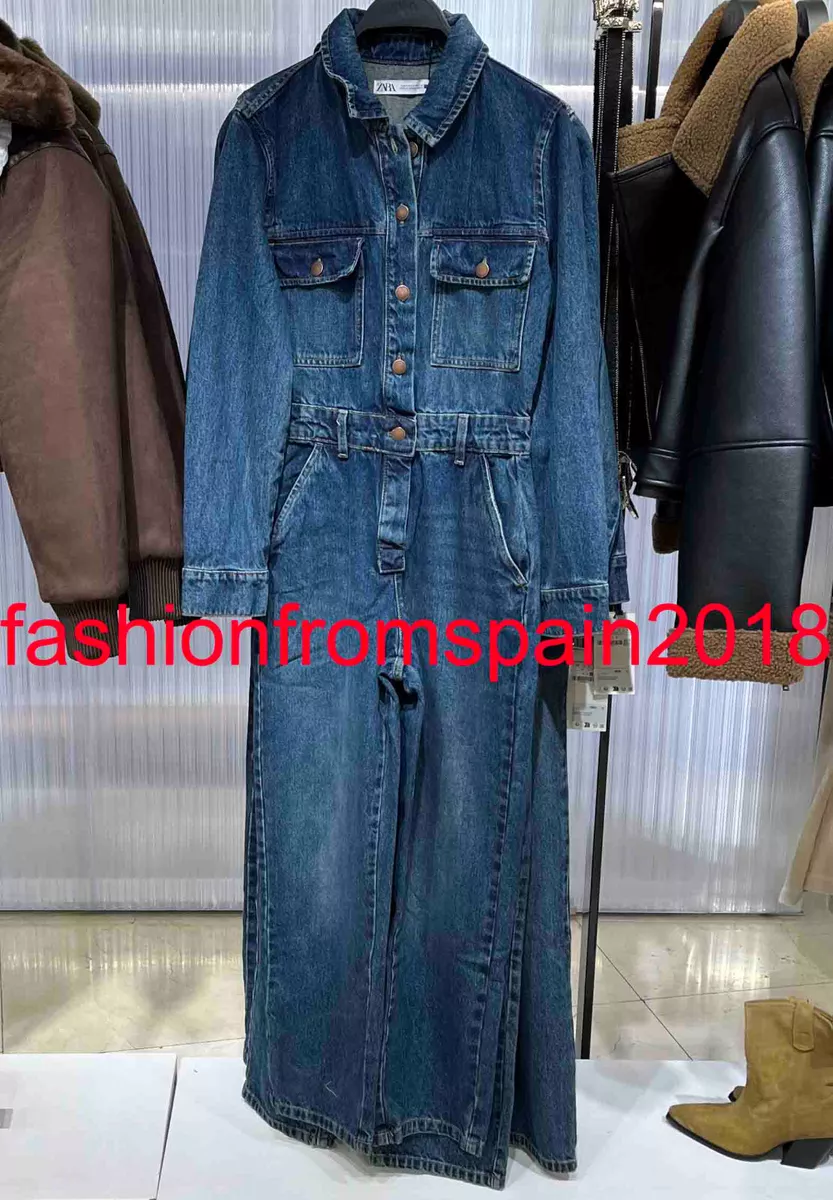 Z1975 FRONT POCKETS DENIM JUMPSUIT - Indigo