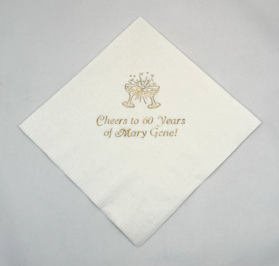 300 personalized cocktail napkins wedding baby shower birthday  graduation