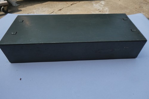 vintage safe-t-stak metal storage drawer 24 x 9 1/2 x 4 1/2" - Picture 3 of 8