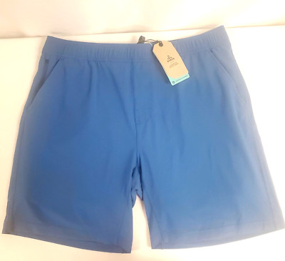 Prana Heiro Lined Men's Performance Stretch Shorts Admiral Blue New Size XXL